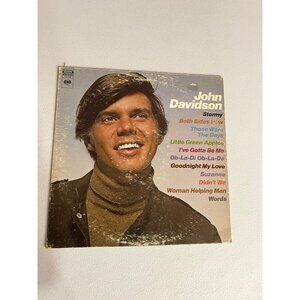 John Davidson Stormy Vinyl LP Stereo Columbia CS 9795 1960s Classic Ballads